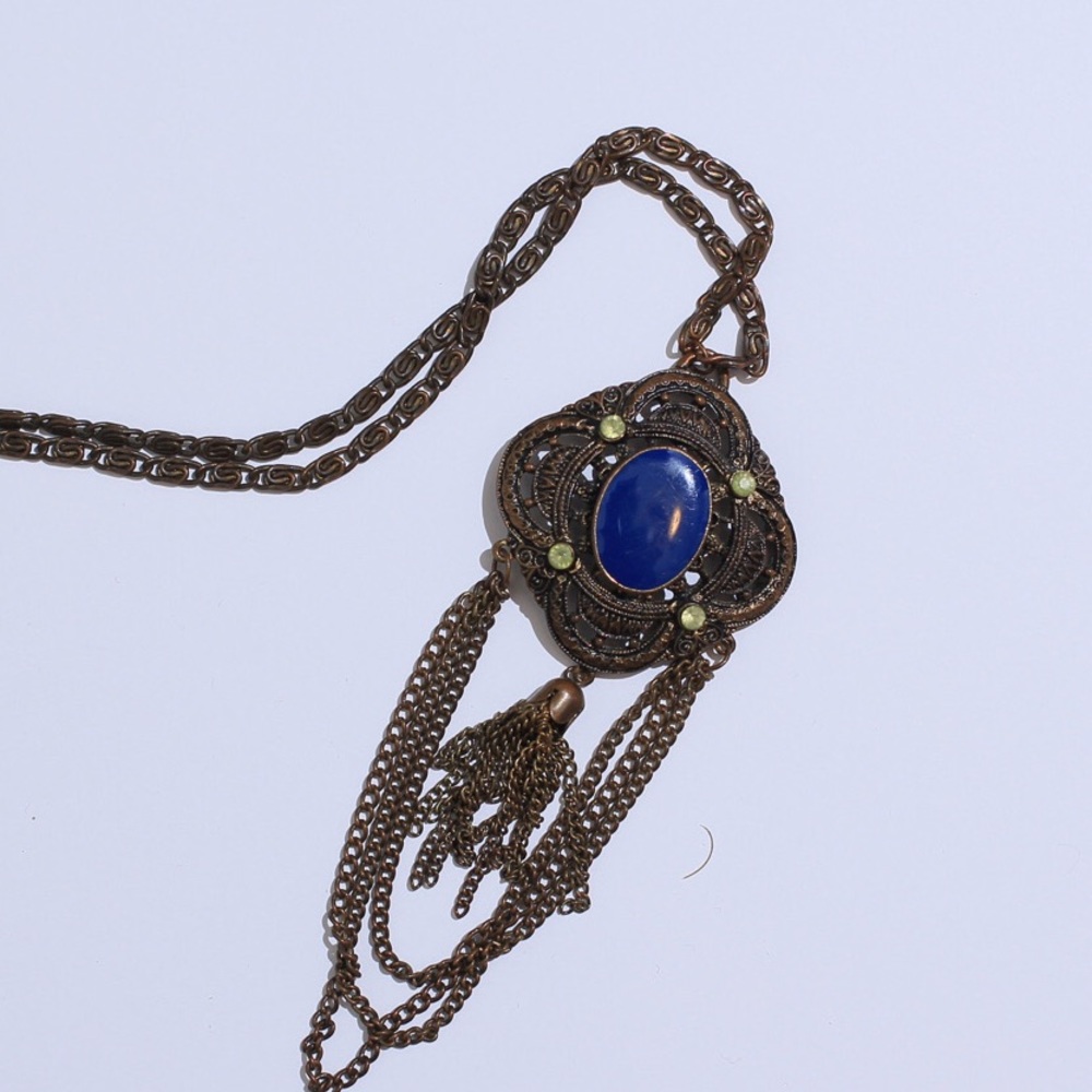 Vintage Boho Romantic tassel necklace